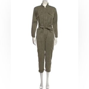 Fore army green utility long sleeve jumpsuit